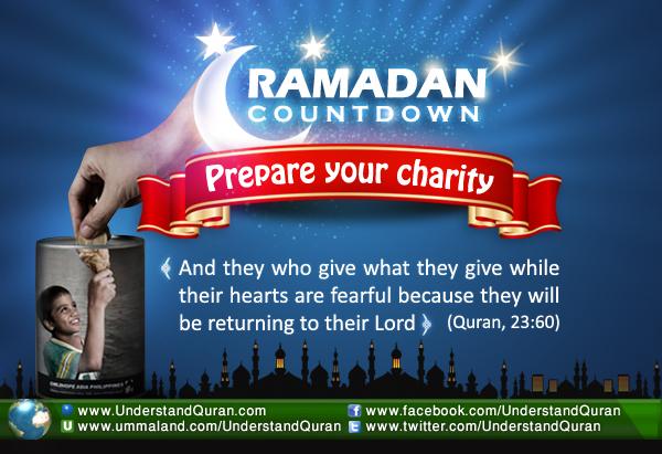 Ramadan Countdown: Prepare Your Charity! - Understand Al 