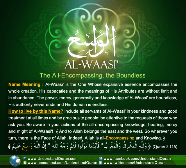 And the Answer is . . . Al-Waasi! - Understand Al-Qur'an Academy