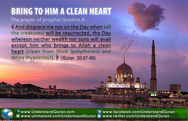 BRING TO HIM A CLEAN HEART