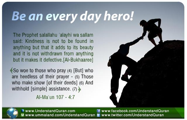 How to Be an Everyday Hero Through Small Acts of Kindness - Understand  Al-Qur'an Academy