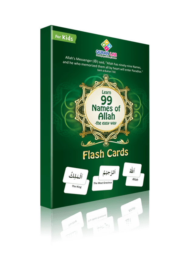 Flash Cards Learn 99 Names of Allah – the easy way!