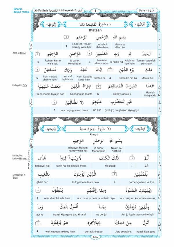 The Glorious Quran with Word for Word Translation in Roman English - Image 11